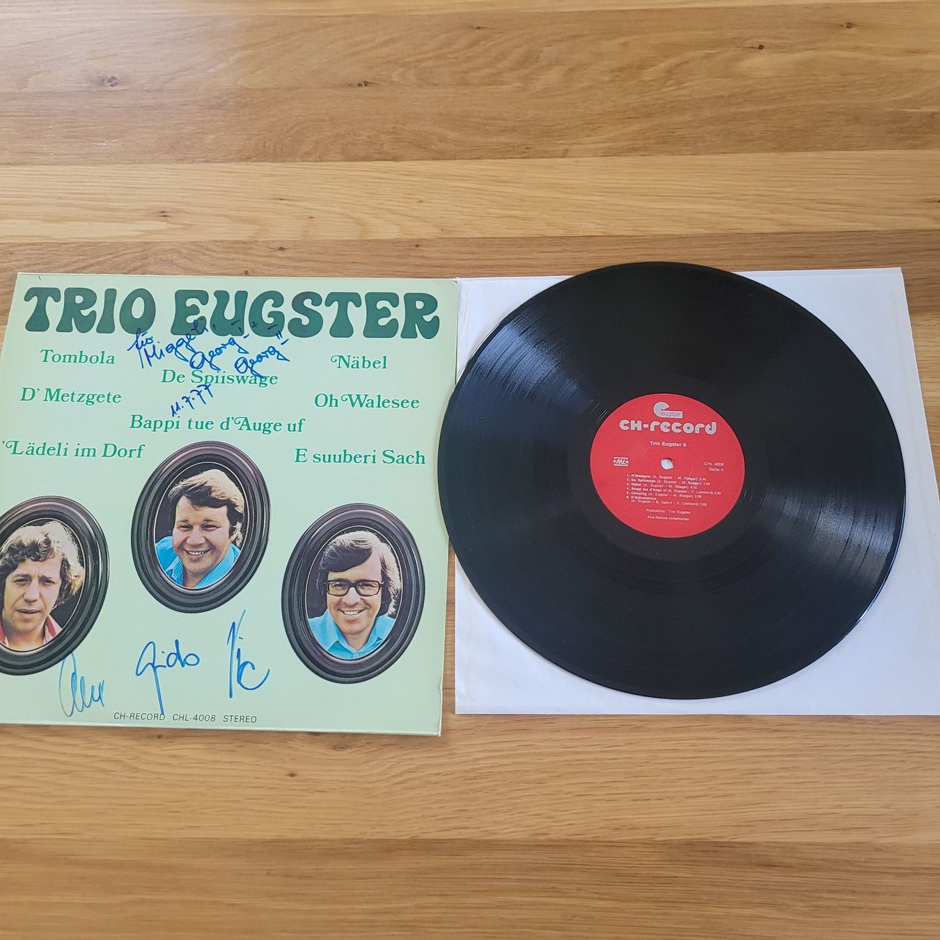 Dischi in vinile: LP Vinyle Signée Trio Eugster – Usato da Reconvilier venduto da itzlittlerabbit