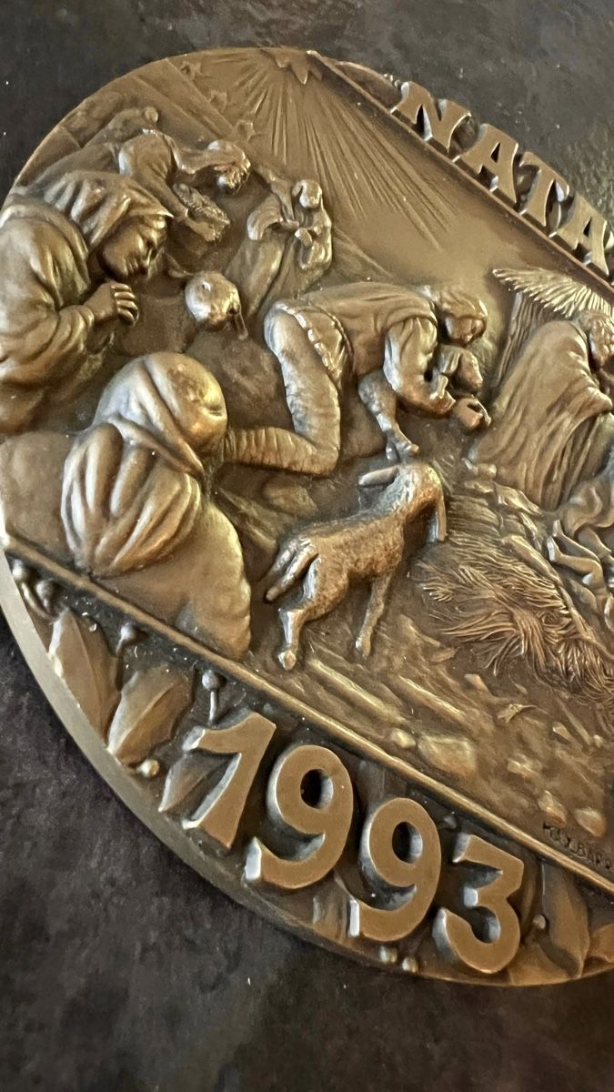 Medaillen: Médaille Noël NATAL 1993 bronze Max Barroso – Gebraucht aus Nyon von stylevintage79 3