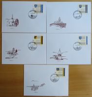 Liechtenstein Ersttagsbriefe FDC ATM Mi Nr. 1 - 11