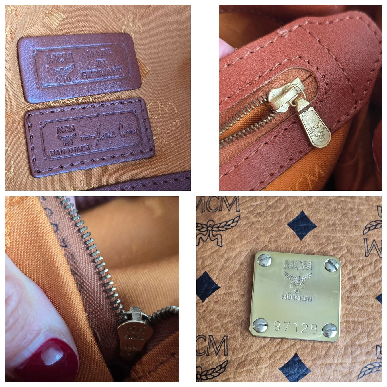 Mcm Taschen für Damen: MCM Beuteltasche Medium Cognac Canvas – Gebraucht aus Niederteufen von Mira_72 4