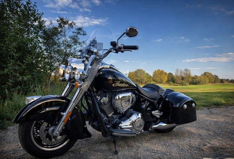 Indian Motorcycle Strasse: Indian Springfield , noire élégante, printemps parfait! – Gebraucht aus Les Breuleux von Titi610 2