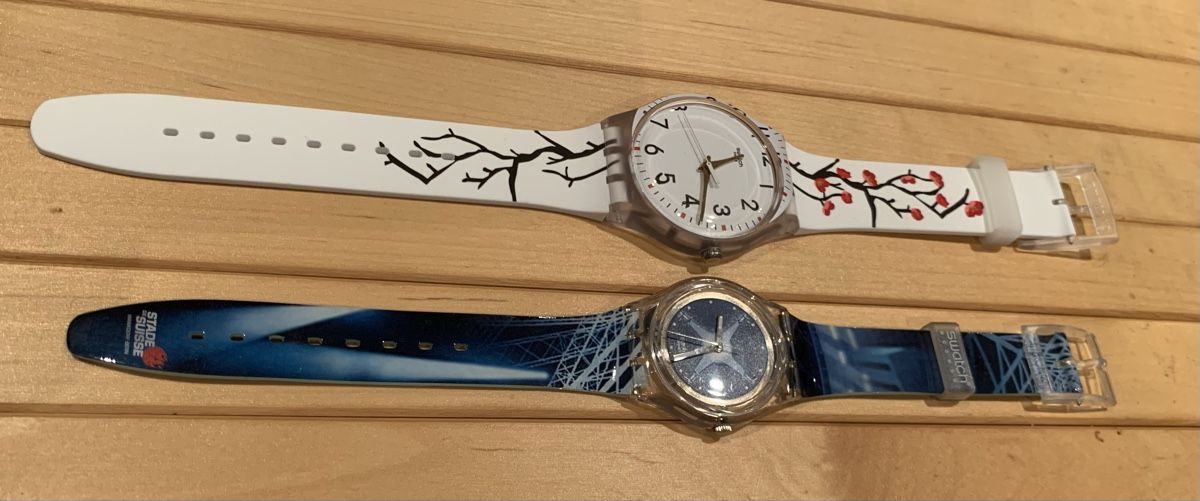 Swatch Orologi: Swatch Uhren Set, Special Editions – Difettoso da Frutigen venduto da Cherryrose67
