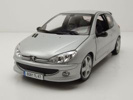 Peugeot 206 RC 2003-2006 silber met.       1:18 von NOREV