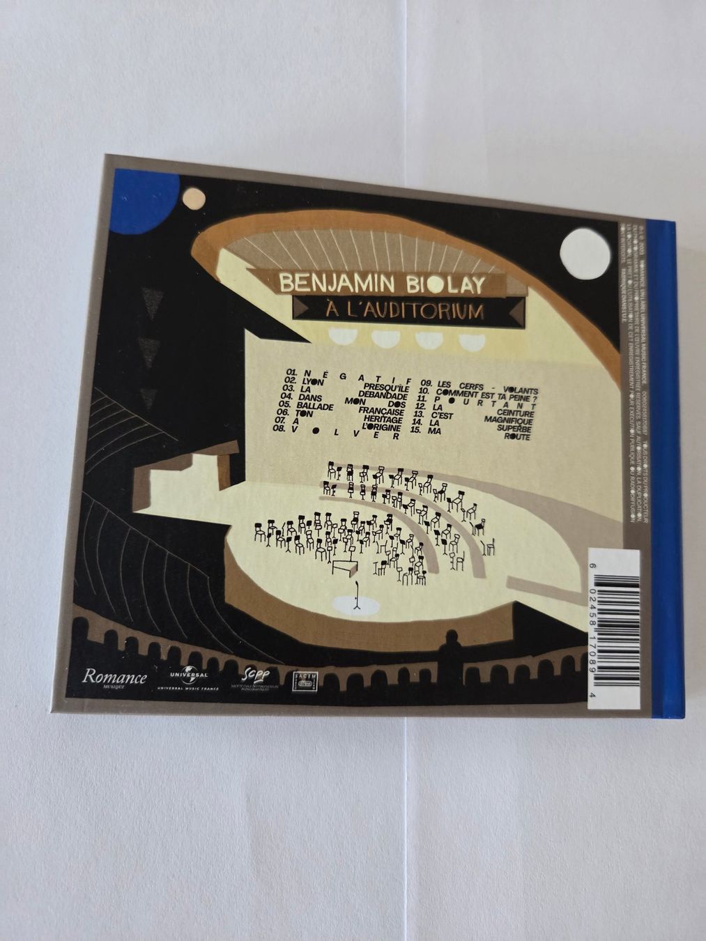 CD: Benjamin Biolay - A l'Auditorium - CD – Usato da Olten venduto da clayrout 1