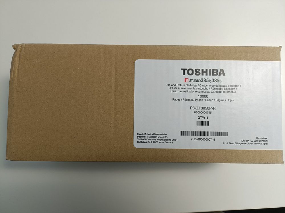 Original Toshiba Rückgabe-Kassette e-Studio 385P/385S (Gebraucht) in ...