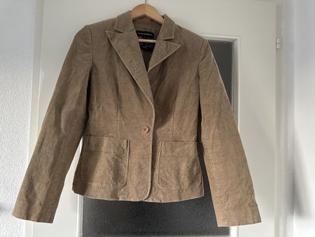 CLUB MONACO blazer femme taille 34/36 beige 