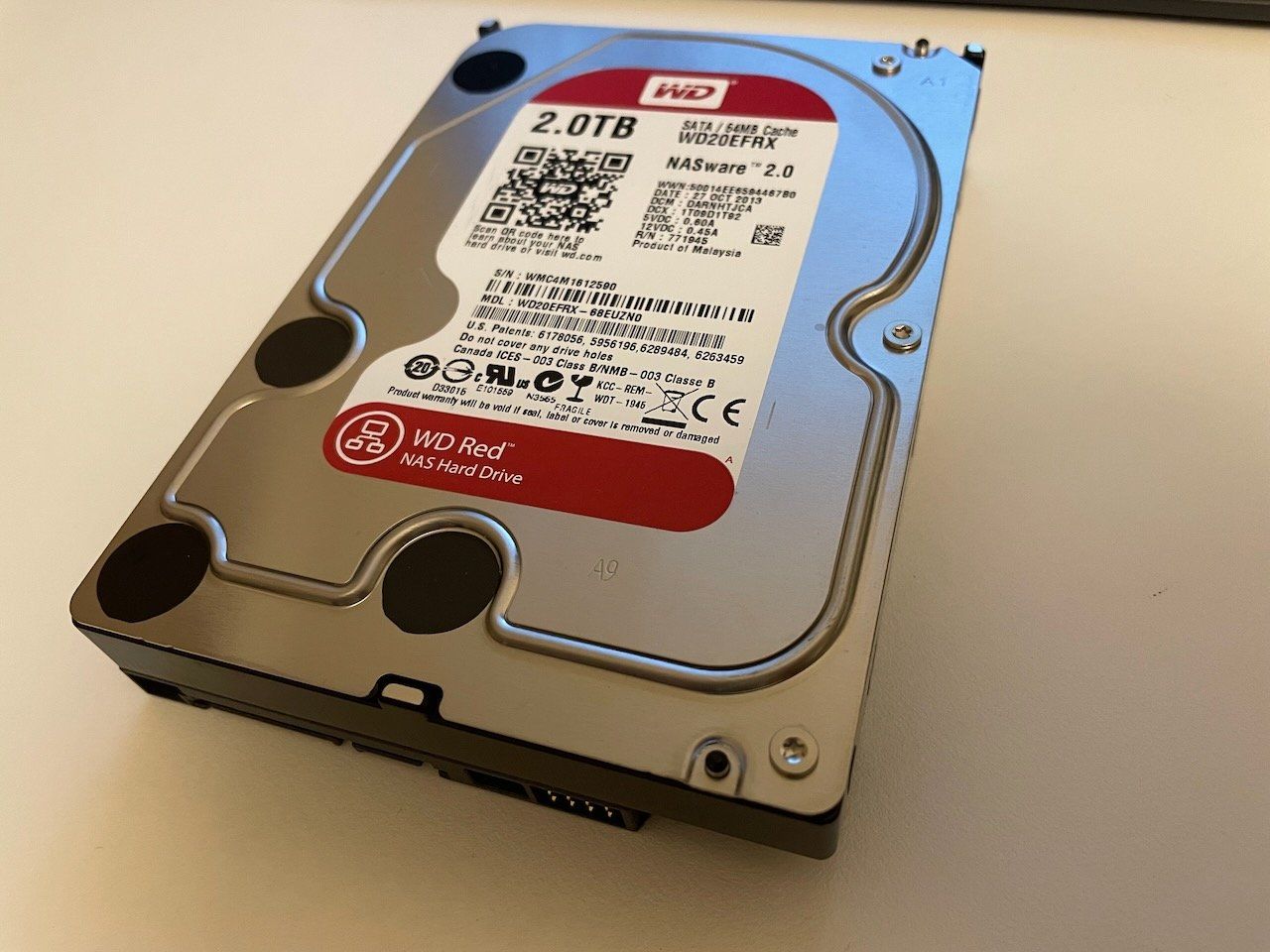 Western Digital Dischi rigidi: 2TB HDD WD Red NAS WD20EFRX – Usato da Perly venduto da dom_mrf5 1