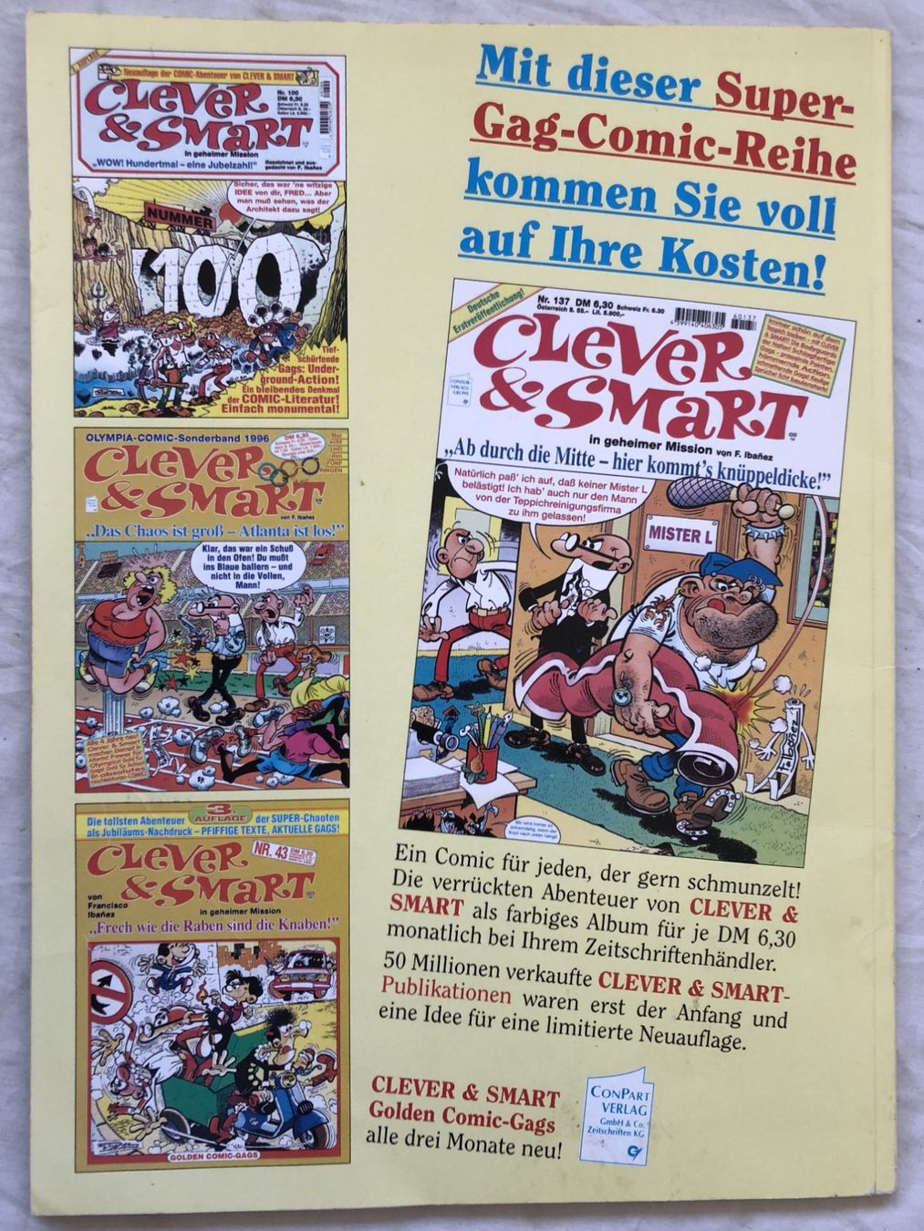 Fumetti: CLEVER&SMART - Nr.143 - 1.Auflage – Usato da Schaffhausen venduto da durruti 4