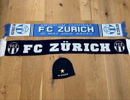 FC Züri Schals und Mütze Cupfinal 2005 guter Zustand