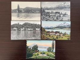 LUZERN Seeburg, The Polytechnic Chalets, 5 Ansichtskarten