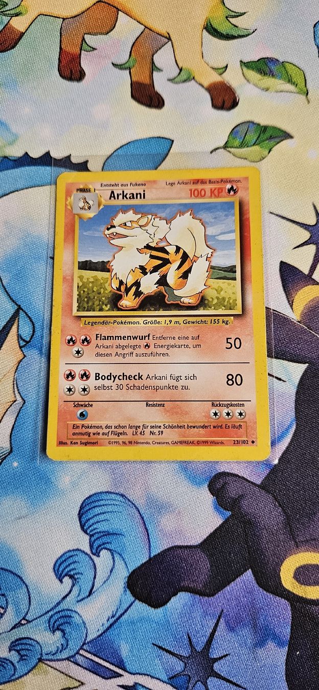 Pokémon Carte collezionabili: Arkani 23/102 Base Set DE – Usato da Belp venduto da Ginus85