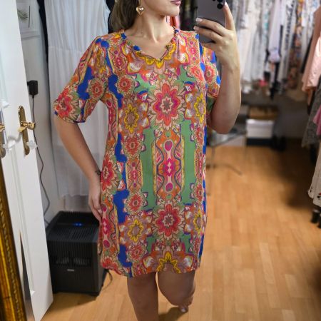 Kleid „Cream“  Boho-Muster, Gr. 38/40