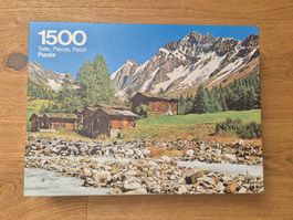 Schönes Puzzle Bergpanorama (1500 Teile)