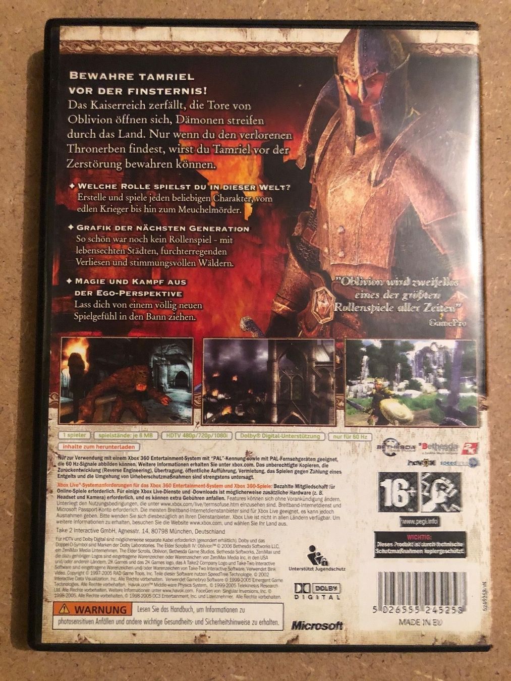 Spiele: The Elder Scrolls Oblivion Xbox 360 – Gebraucht aus Kestenholz von Mad18 1