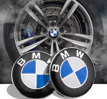BMW Felgen-Embleme 4x 60mm Radnabenkappen 