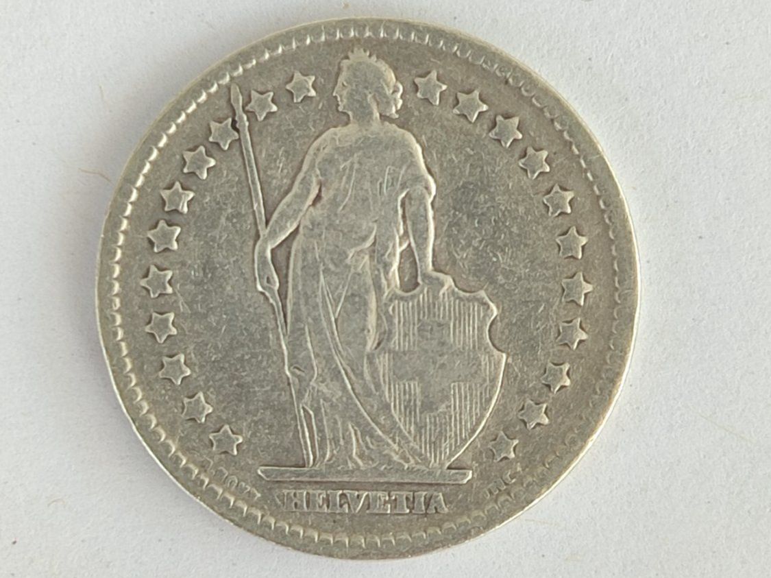Tutti le monete: Schweizer 1 Fränkler silber 1912 – Usato da Strengelbach venduto da Phorensic_30 1