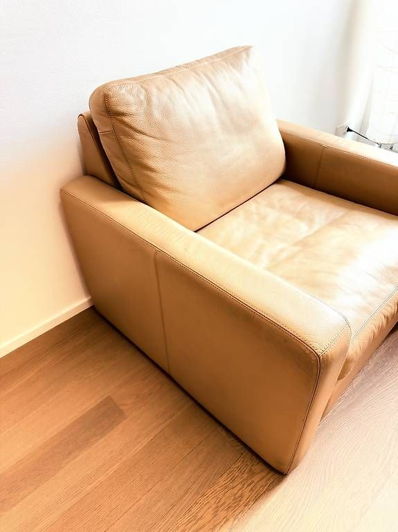 Poltrone: 2x Echtledersessel beige – Usato da Zürich venduto da ysc_b6q2 3