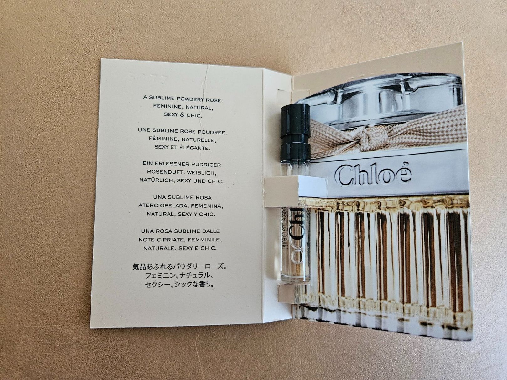 Chloé Profumi & Eau de Toilette: CHLOE - EAU DE PSRFUM 1.2ML – Nuovo e nell'imballaggio originale da Aesch BL venduto da Chrutli1 2