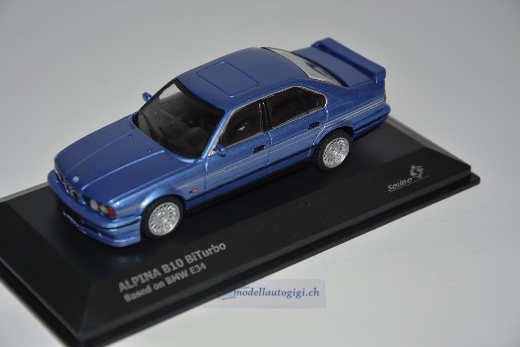 Alpina Modellini d'auto: BMW E34 Alpina B10 BiTurbo , Solido , 1:43 – Nuovo e nell'imballaggio originale da Goldach venduto da Feivel9 2