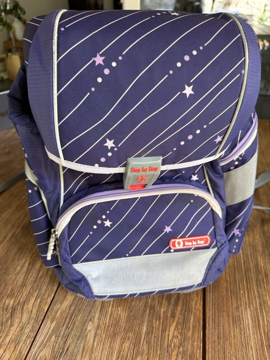 Step by Step Zaini: Step by Step School Bag Purple Stars Good Condition – Usato da Wetzikon ZH venduto da ren_7qtl
