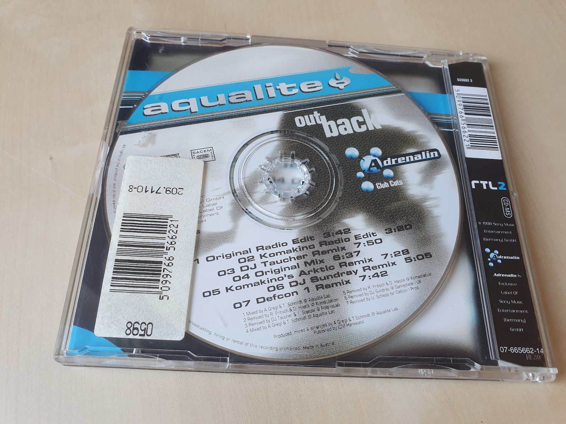 CDs: Aqualite outback – D'occasion à Stansstad par collectorsshop 1