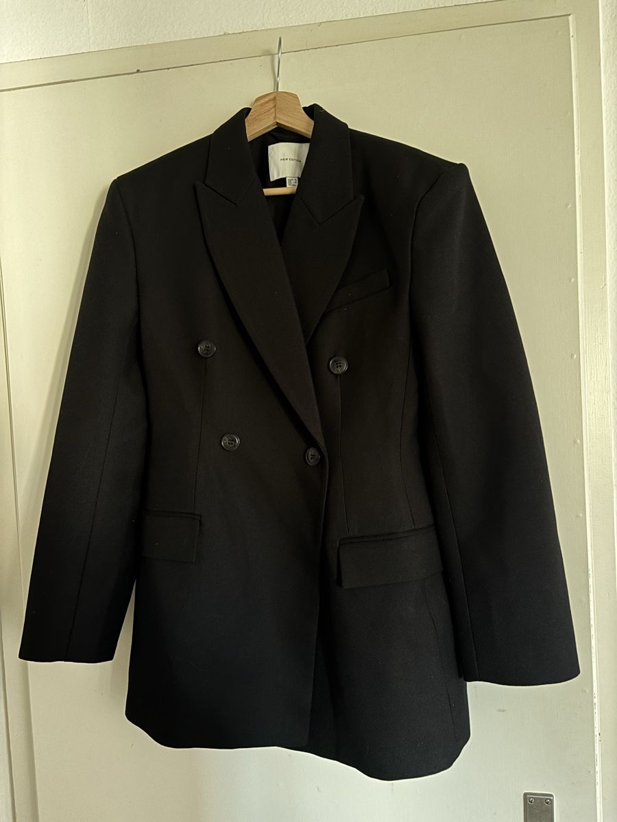 H&M Completi & Tailleur: H&M Edition Black Double-Breasted Blazer, Size 38 – Usato da Wallisellen venduto da eli_v7dn 1