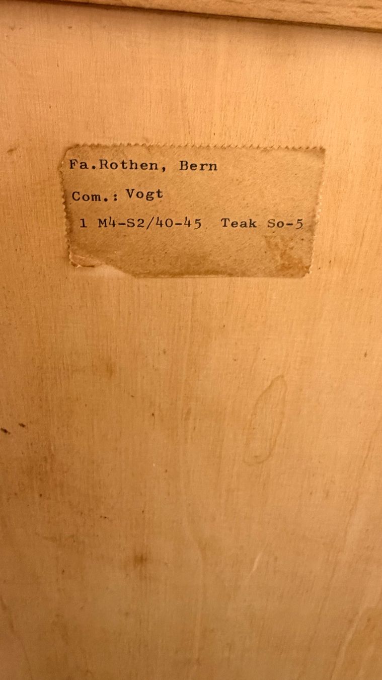 Cassettiere: Commode vintage en teck année 70 – Usato da Biel/Bienne venduto da pvintage 4