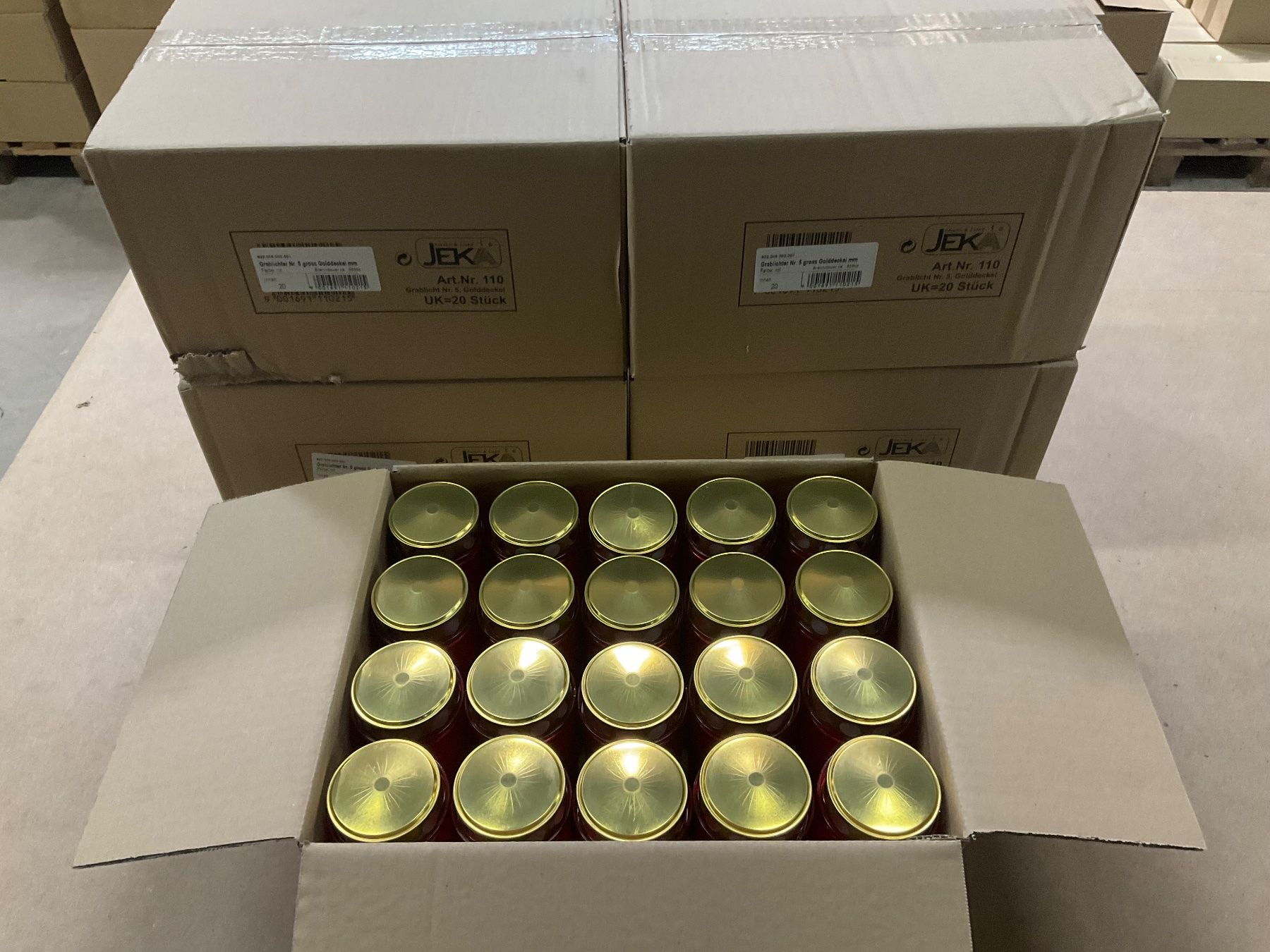 Candele: 910 Posten Grablichter Nr.5 gross aus Liquidation – Nuovo (secondo la descrizione) da Derendingen venduto da Meisterstuecke 1