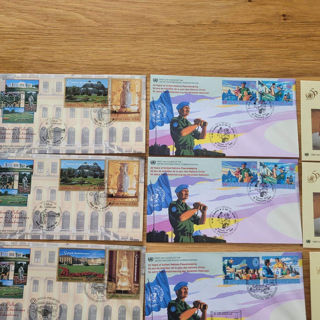 Tous les timbres: Los Mit FDC uno ONU – D'occasion à Biel/Bienne par Destockweb 1