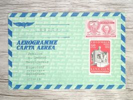TR80 Enveloppe + Timbre Colombie 1960