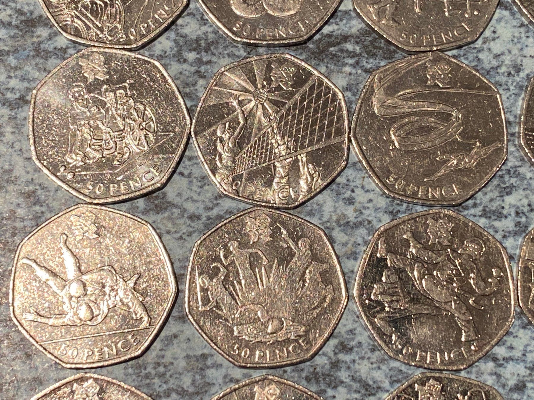 Tutti le monete: Rare collection complète 50p JO Londres – Usato da Murist venduto da kalmec 5