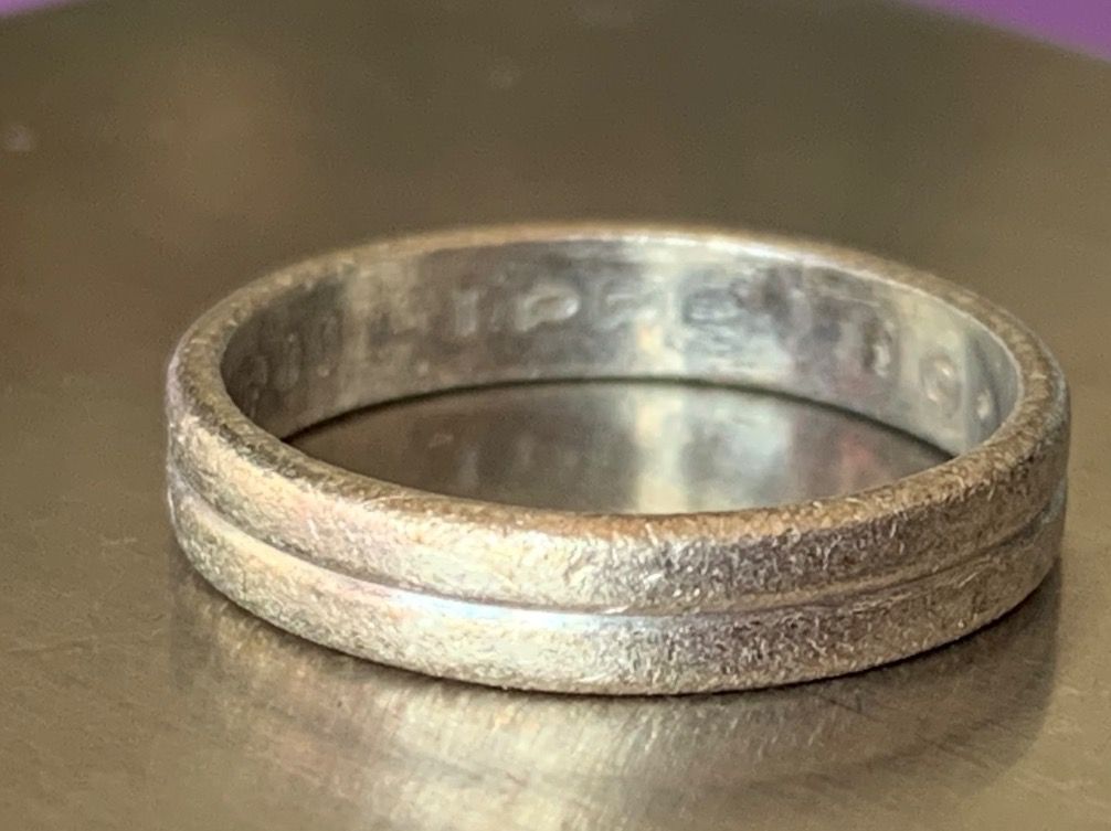 Anelli: Ex ehering line matt design (50) – Usato da Dittingen venduto da Bellevista 1