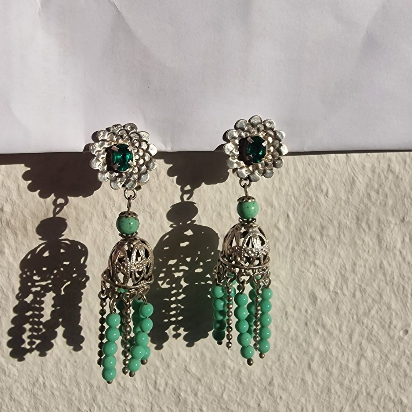 Ohrringe & -stecker: Wunderschöne antike filigrane Ohrringe im Art Deco Stil – Gebraucht aus Birr von sen_8djr