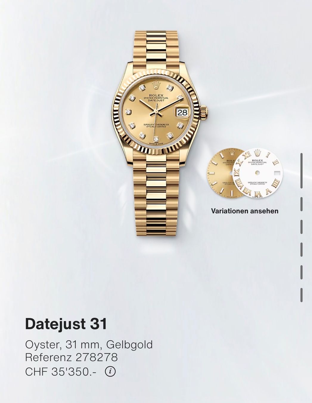Rolex Orologi: Rolex Lady - Datejust – Nuovo (secondo la descrizione) da Wallisellen venduto da Pfadhag