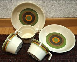original.vintage Ornamin Camping Geschirr♡