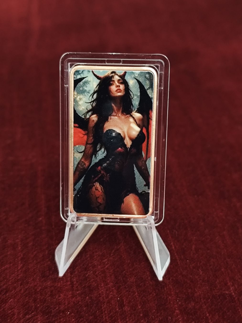 Tutti le monete: 1 OZ Kupferbarren "Devil" Erotica – Nuovo e nell'imballaggio originale da Diepoldsau venduto da Unique-Coins 1