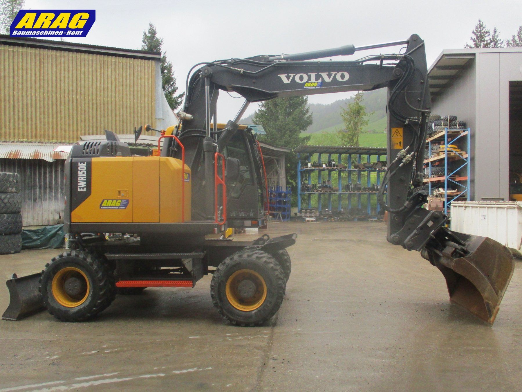 Volvo Escavatori: Volvo EWR150E Mobilbagger – Usato da Hasle LU venduto da Arag08 1