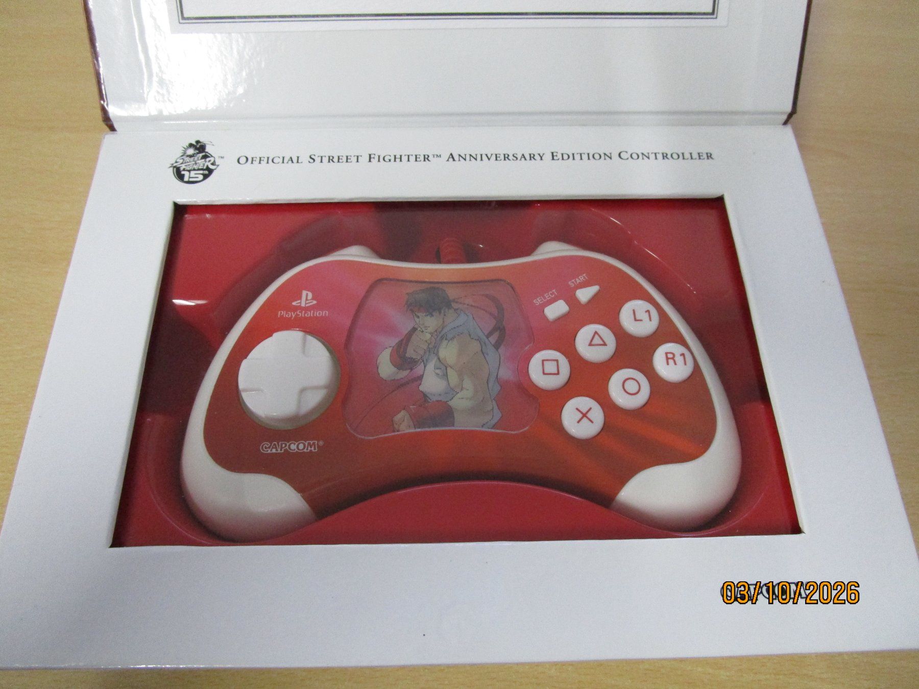 Controller: Street Fighter 15th Anniversary Controller PS2 NEU Ryu – Nuovo e nell'imballaggio originale da Goldau venduto da agestuffer 5