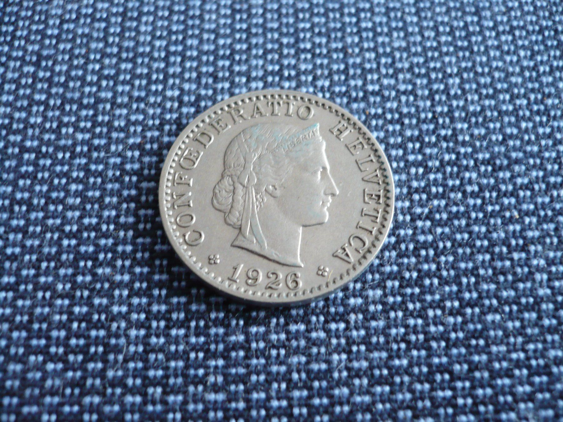 Toutes les monnaies: 20 Rappen 1926 – D'occasion à Winterthur par kormorans