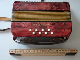 Hohner Mignon Akkordeon Mini Handorgel Harmonika Tasten
