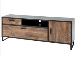TV-Lowboard Hixson I von Red Living, Eiche Barrique Dekor