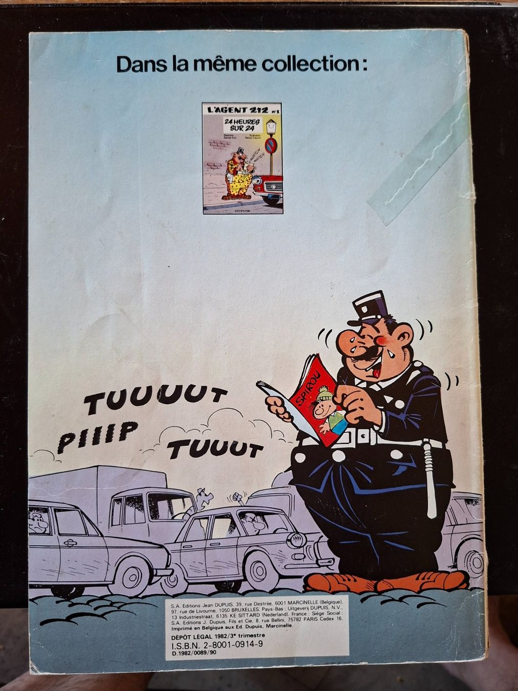 Fumetti: L' AGENT 212 N°2  EO  Au nom de la loi – Usato da Neuchâtel venduto da skajams 1
