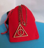 NEU  Harry Potter Halskette Deathly Hallows Bronze