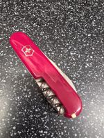 Taschenmesser rot mit Emblem guter Zustand