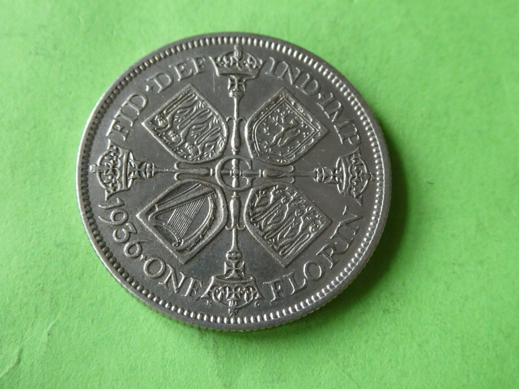 Tutti le monete: Grossbritannien 1936, 1 Florin – Usato da Hinterforst venduto da Rohusri