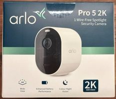 Arlo Pro 5 2K Sicherheitskamera kabellos neu