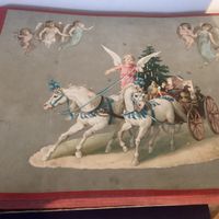 ANTIKES SAMMELBUCH ETWA 470 OBLATEN UM 1890