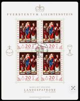 Liechtenstein 1997 "Landespatrone" (1093) im Bogen ʘ