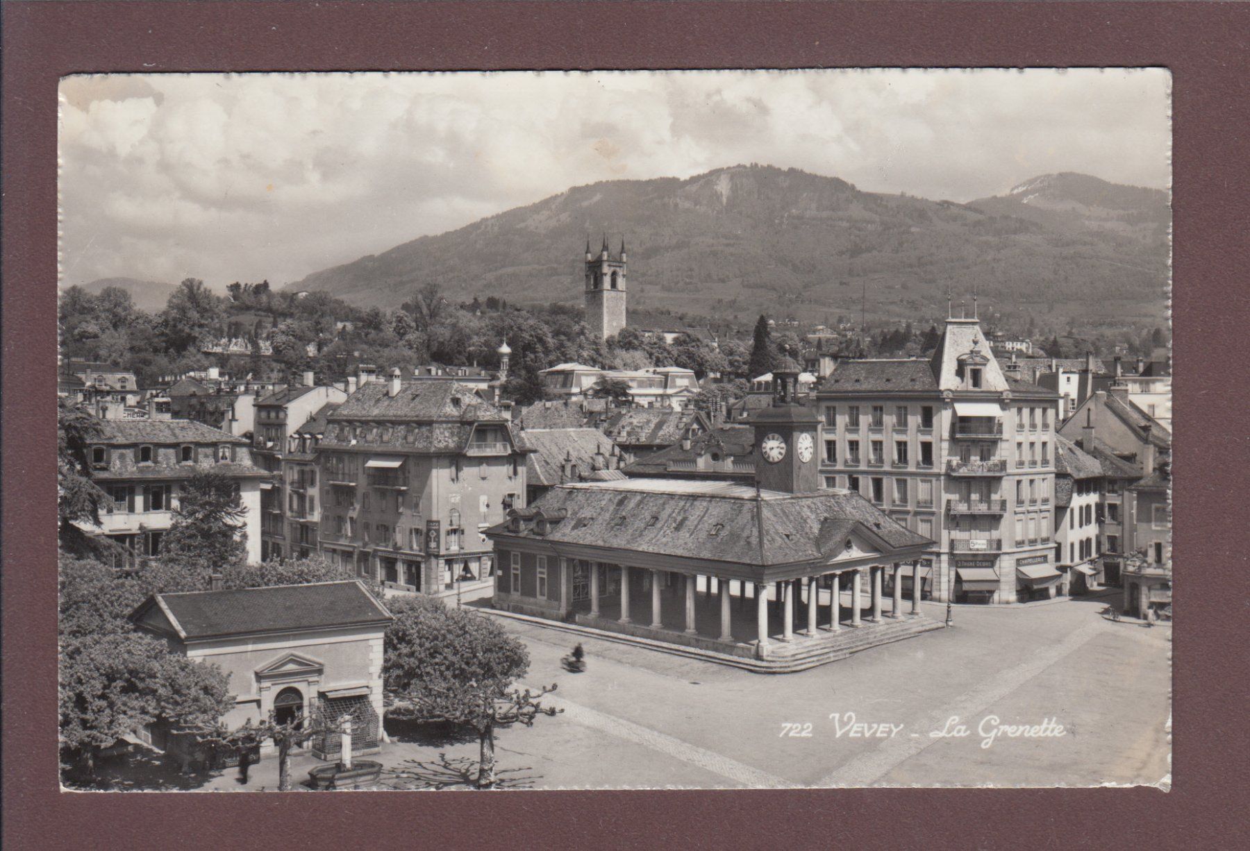 Cartoline postali: VEVEY - La Grenette - 1960 – Usato da Pully venduto da nicecards