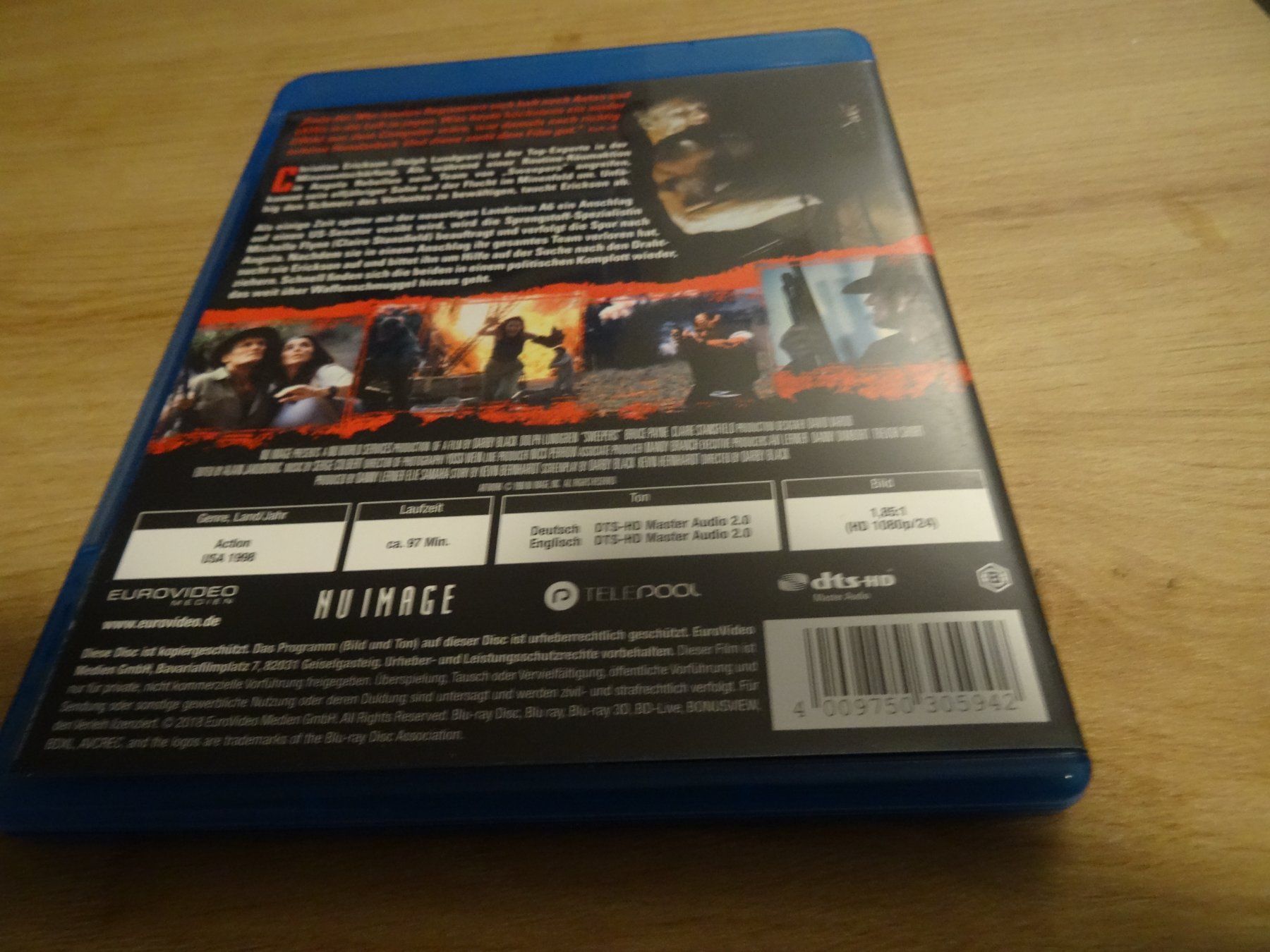 Tous les DVDs: The Sweeper Blu-ray Dolph Lundgren – D'occasion à Olten par Disc-Verkauf 2